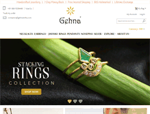 Tablet Screenshot of gehnaindia.com